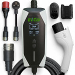 Зарядное EVCar GB/T B3 6-32A WiFi  (7кВт, 1 фаза, сменные вилки)